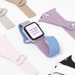 뷰씨 애플워치 호환 11 10 울트라 9 8 7 6 5 4 SE 2 실리콘 마그네틱 루프 밴드 스트랩 49/46/45/44/42mm : 뷰씨