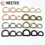 Meetee 10 개 미리메터 금속 버클 가방 스트랩 D 링 걸쇠 벨트 목걸이 웨빙 후크 바느질 액세서리 G7-3 : 유림 상4