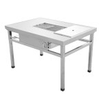 무연 바베큐 테이블 바베큐그릴 꼬치 삼겹살 업소용 화로 스테인레스 식당 : 영과고몰