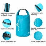 Rock Cloud 드라이 백 방수 30L 자루 카약 래프팅 보트 비치 서핑 수영 카누 캠 : 크러시온스토어