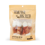 띵독 애견 딩고 연어우유껌 중 6P 240g 강아지 오래먹는간식 : 와이즈테일