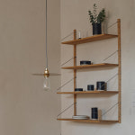 [FRAMA] 프라마 Shelf Library Single section H1148 natural oak 시스템 벽선반 : DIVINGHOME