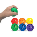 키드짐 코스모펀볼세트 (6개입) 플로어볼공 스쿠프공 하키공 티볼공 펀맥스볼 소프트타입 : 스포바이블 스토어