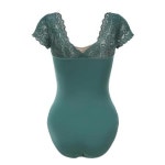 Lanbodance Women`s Short Sleeve Leotard for Ballet : 크러시온스토어