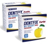 덴트픽스 포르테 32정x2통 독일수입 틀니세정제/클리덴트/의치세정제 : 블루케어