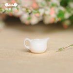 가구 모형 미니어처 게 왕국 8 조각 모델 차 세트 DIY 빌딩 모래 테이블 재료 주전자 컵 : 힘센농부