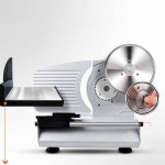 채칼슬라이서 반자동 전기 냉동 고기 가정용 스테이크 야채 과일 소시지 양고기 빵 식품 슬라이싱 기계 : 맹맹