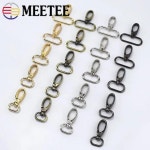 Meetee 10/20Pcs 16/20/26/32/38/50mm 금속 가방 스트랩 버클 랍스터 걸쇠 칼라 Carabiner 스냅 후크 DIY 키 체인 액세서리 : 유림 상4