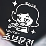 대오의초보운전 초보자동차스티커 반사 : 태영 상사