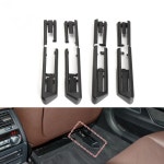 블랙 시트 레일 트림 커버 슬라이딩 트랙 보넷 BMW GT F07 F02 5 7시리즈 전면 리어 왼쪽 오른쪽 F10 : 주이market