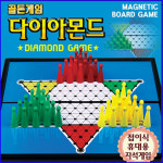 퍼즐마을 바니랜드 골든게임 자석다이아몬드 휴대용 자석 보드게임 주사위놀이 가족 카드매칭 : 퍼즐마을경상지사
