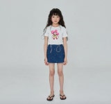 여름 주니어 여아 진주 청스커트 패션 초등학교 1 2 3 학년 조카선물 스쿨룩 뉴진스스타일 : 닌니닌니
