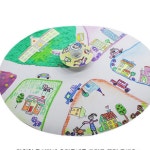 위천상회 자석 탐험 놀이우리동네 1인용 창의력교구 유아미술 조형미술교구 : 위춘상회