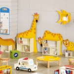 위천상회 기린 책꽂이A 장난감정리대 어린이집책꽂이 유아책장 : 위춘상회