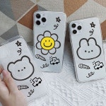 갤럭시24울트라케이스 호환 투명 카드 가죽 갤럭시 S24 울트라 스마일 폰톡 케이스 : 올마이마인드53