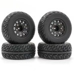 PigRC 1 8 1 10 쇼트 코스 트럭 범용 휠 림 타이어 오프로드 RC 자동차 UDR HOBAO 8SC ARRMA 아웃캐스트 크라톤 센톤 FS KM S : 오안쇼핑