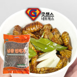 냉동번데기 4kg 술안주 간식 주전부리 길거리음식 다이어트음식 : 굿챈스 네트웍스