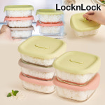 락앤락 바로한끼 유리 밥용기 라이트 5P 320ml+410 냉동밥 보관용기 lite : 유로키친