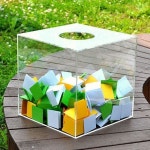 행운권추첨함 경품추첨함 추첨통 뽑기통 경품함 투표함 아크릴 : 더블우몰