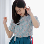 반팔 모네의 정원 저고리 생활한복 다래원한복 : 다래원한복