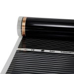 모든 크기 140w/m2 적외선 필름 따뜻한 바닥, 50cm 너비 매트, 220V 카펫 히터, 바닥 난방, 전기 바닥 난방 : 동성유통84