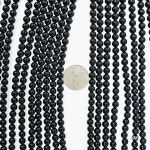 6mm 천연 오닉스 흑마노 라운드 볼 비즈 천연석 원석 팔찌만들기 재료 : 야야천연석