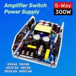 PSU 디지털 증폭기 전원 스위치 보드, 300W 증폭기 스위칭 전원 공급 장치, 5 방향 출력 ± 24V, 36V, 42V, 48V, 55V, 60V, 15V, DC12V... 