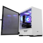 다크플래쉬 DLM22 RGB 강화유리 화이트 PC케이스 : 요피씨몰