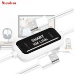USB 2.0 PC PC 동기화 데이터 스마트 KM 링크 전송 브리지 확장 케이블 온라인 공유 인터넷 데이터 파일 전송 USB 케이블 어댑터... 