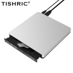 외장외부블루레이 TISHRIC 3D 블루레이 버너 리더 외장 CD DVD 광학 드라이브 플레이어 컴퓨터용 USB3.0 ECD308 : 방방컴퍼니