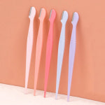 티눈제거칼 KarSyngirl 스트레이트 핸들 라운드 헤드 눈썹 트리머 뷰티 도구 초보자 스크래치 방지 면도기 2 개 3 5 : 방방컴퍼니