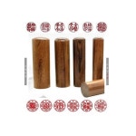 6푼 백단향도장 갈색 산달우드 법인도장 회사도장 : 다모아슬기