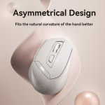 충전식 블루투스 트라이 모드 마우스 무선 사무실 음소거 지지대 노트북 태블릿 스마트폰 범용 : 사리브레홈