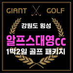 강원 횡성 알프스대영cc 시원한 골프 빌리지 패키지 : 자이언트골프 국내해외예약