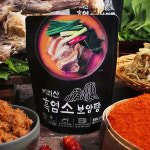 지리산 흑염소 보양탕 700g 4팩 8인분 흑염소탕 염소탕 보양식 아이큐샵 : 아이큐샵