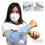 모닝글러브 테라컷 암가드 40cm 베임방지토시 CUT 안전 작업 잘림 방검 여름 1켤레 : 코팅장갑