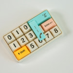 기계식 키보드 차량번호판 주차 연락처 논슬립 전화번호판 모던베이지 : 영차팩토리