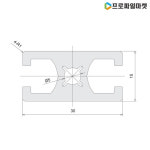 알루미늄 프로파일 1530 실버 100mm 제작 가공 축양장 절단 조립 : 프로파일 마켓