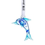 크리스탈썬캐쳐 인테리어모빌  H D 장식용 걸이식 유리 돌고래 장식 미니 블루 입상 아트 크리스마스 2 인치 : 유니크윤즈