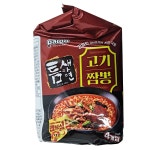 팔도 틈새라면 고기짬뽕 4개입 : 푸드엔마트