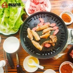 업소용 주물 화로 바베큐 고기 불판 숯불 무쇠 무연 워터링 + 논스틱 + 스틸 메쉬 : 동남샵