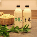 맷돌로 갈아 만든 [순진 콩물 1000ml 2병] (국내산) 콩물 콩국수 콩국물 서리태 : 쿠잉 팩토리