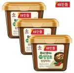 해찬들 청양초 차돌 바지락꽃게 된장찌개 양념 450gx3통 : 풍연마켓