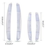 도어스트라이커 4pcs 차 문 가장자리 투명한 반대로 찰상 보호 지구 Rearview 거울 Anti-collision 보호자 스티커 범퍼 : 샵오오