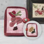[패키지] 보넷 반지갑 사각 네모 파우치 DIY 나만의작품 선물 퀼트 : 가나다코퍼레이션