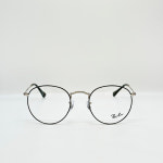 레이벤 안경 RB3447V 2861 라운드 메탈 안경테 50사이즈 남자 여자 블루라이트 : 안경진정성 수원망포점