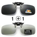 1+1 클립형 안경착용자용 편광 선글라스 자외선차단 클립 선글라스 - k423 : ROMIHOLY