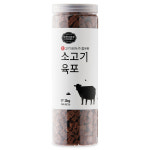 원더푸드 생고기육포 소고기 1kg 강아지 대용량 통간식 드룰린 바로트릿 한입육포 : 견생혼