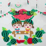 [DIY 수박밭] 어린이집여름환경판 유치원여름환경 : 꼼지락아뜰리에