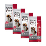 도그온 대형견사료 골든리트리버사료 진돗개 7mm, 5kg, 4개 : 펠리코